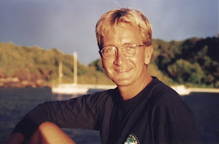 Jamie in the Similan Islands, year 2000