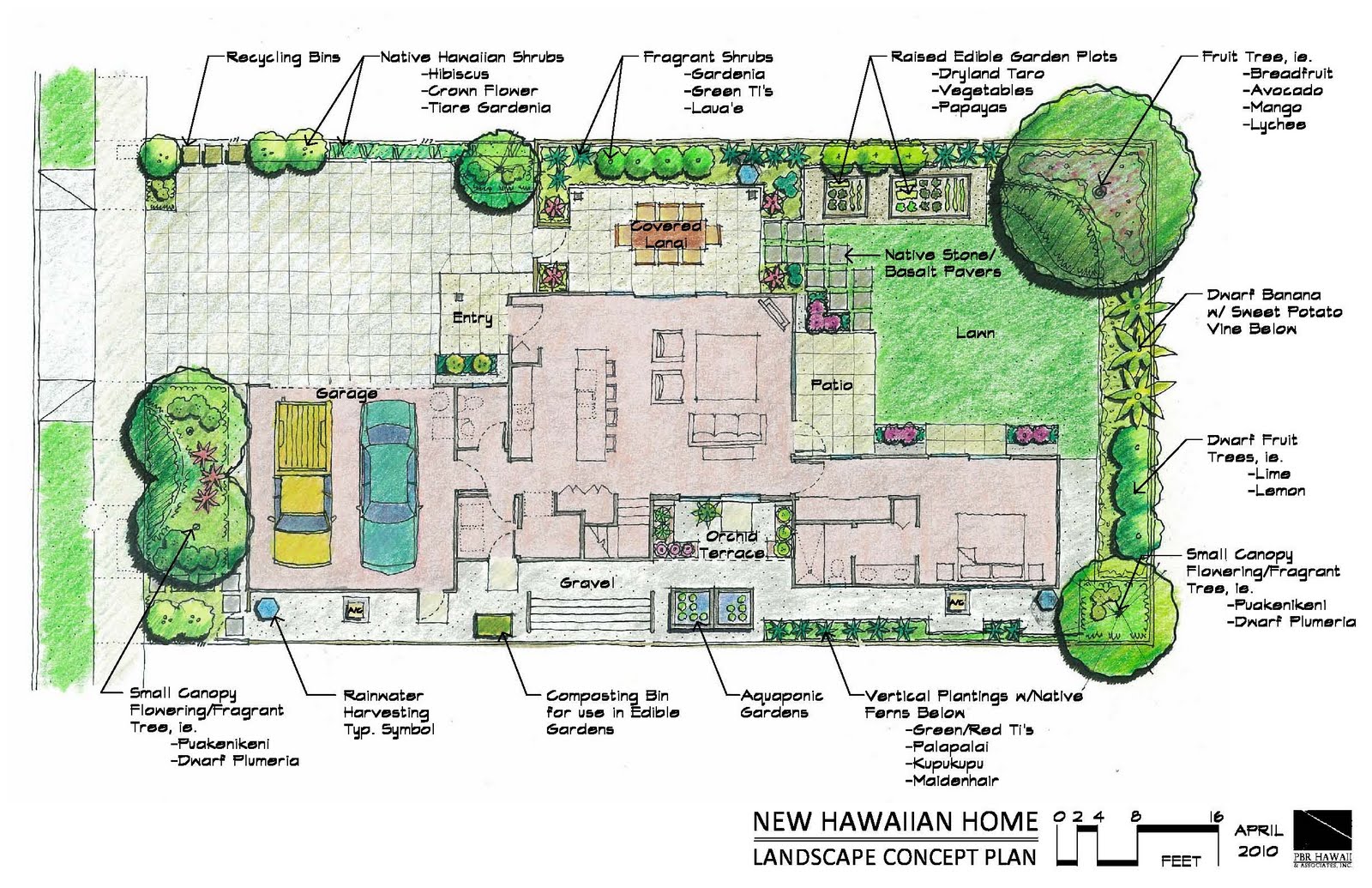 New Hawaiian Home NHH Landscape Plan