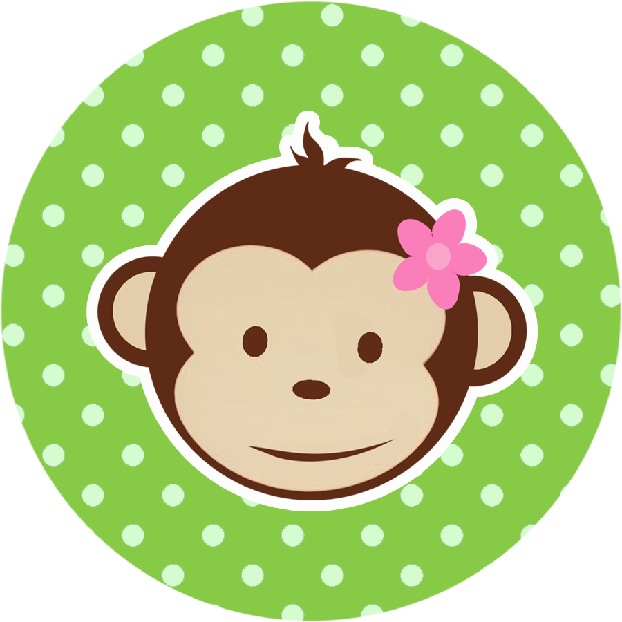 Little Girl Monkey Birthday Cake Little Girl Monkey Birthday Cake