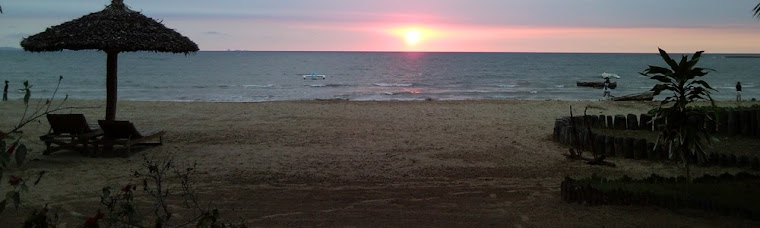 Couché de soleil de Manga Bé (Nosy Be)