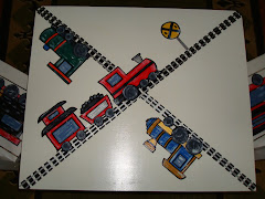 Kid's Train Table and Chairs