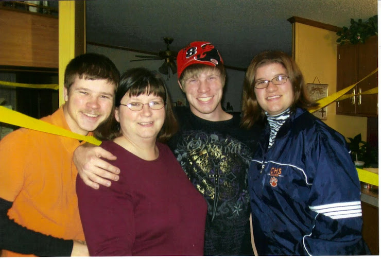 my 3 wonderful children on my birthday