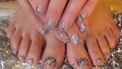 nails acrylic nail toes artificial toe acrylics designs long mix short july