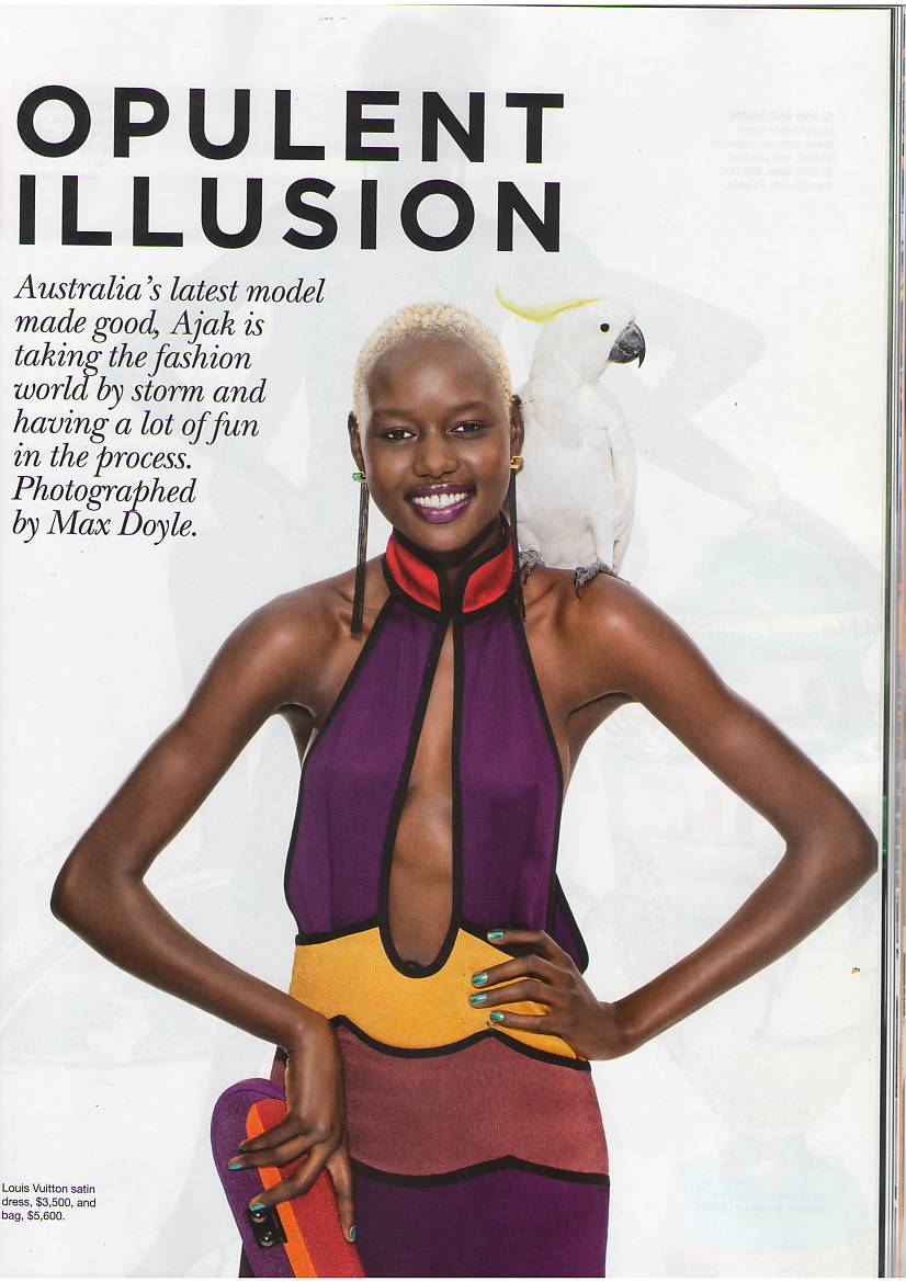 Ajak Deng For March 2011 Vogue Australia | CIAAFRIQUE ™ | AFRICAN ...