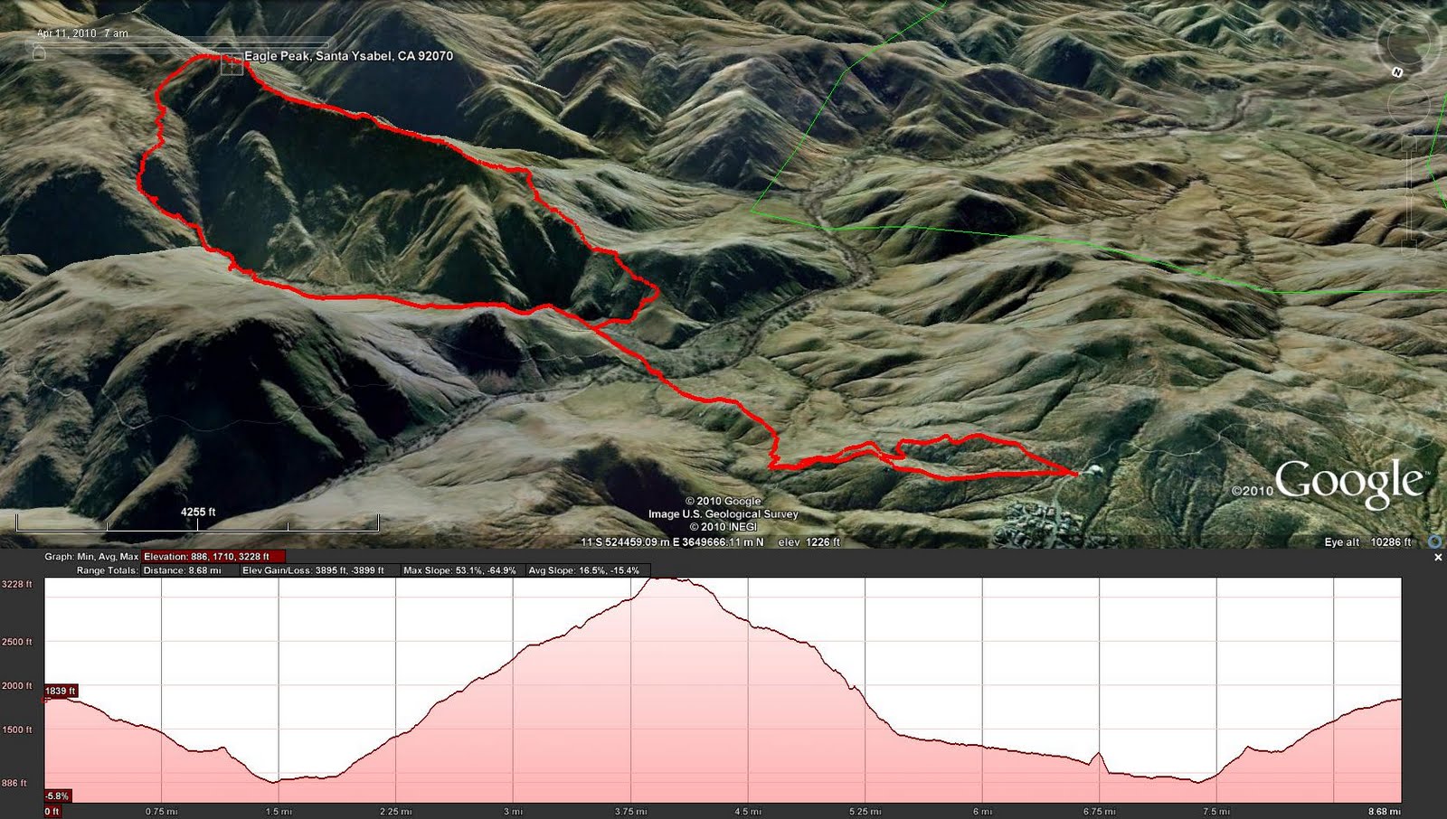 mountain peak eagle frame