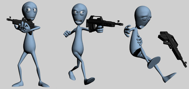 3D Animation 2010: Post 21 - Initial character poses
