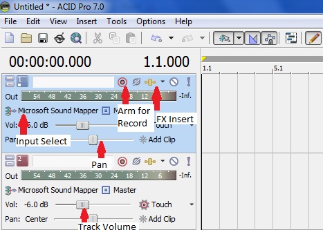Acid Screen Computer Home Music Production