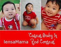 lensaMama Cutest Baby in Red Contest