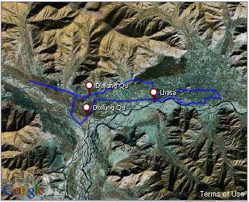 Click to see photos of my second ride in Lhasa.