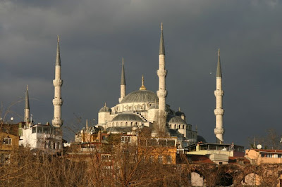 The Blue mosque from the sea side.