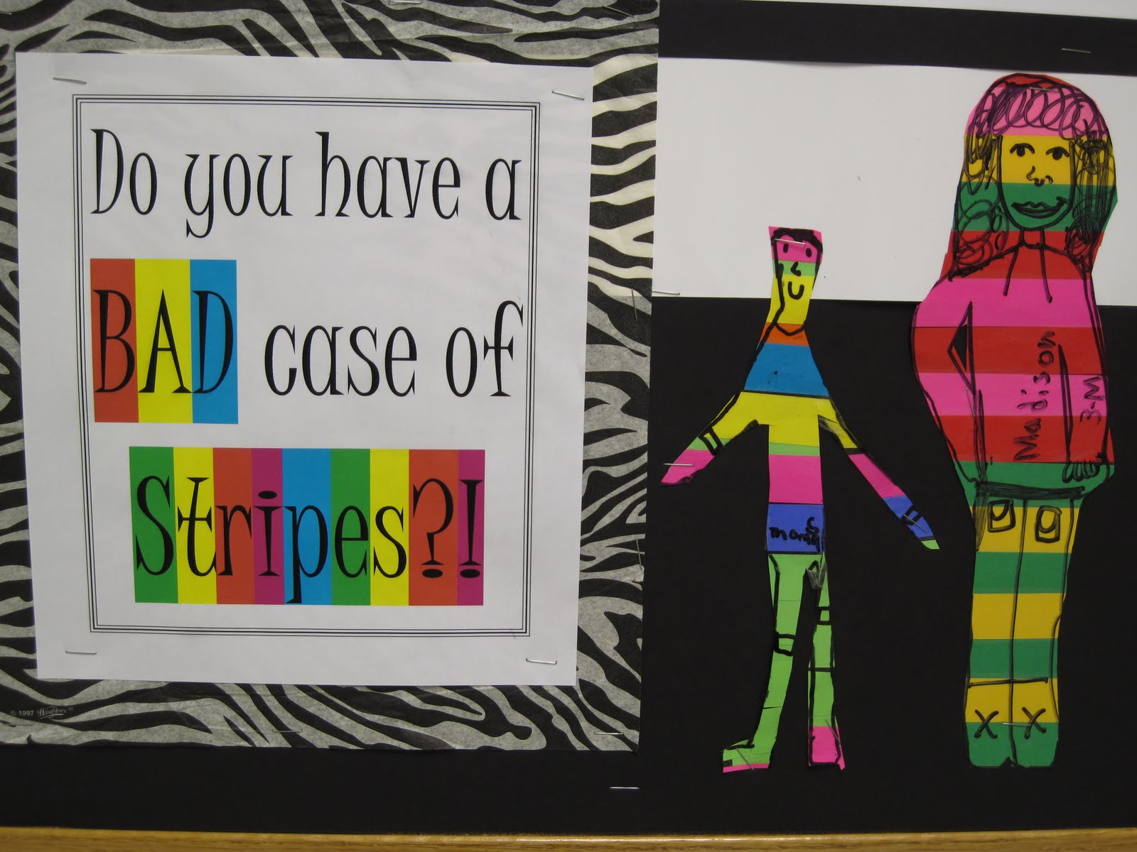 There's a Dragon in my Art Room A Bad Case of Stripes 1st version