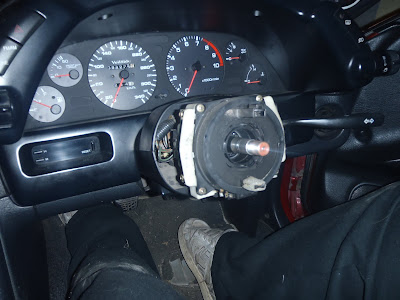 Steering Wheel Removed unbolted