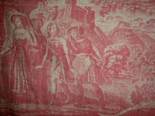 Toile de Rouen with a Scottish theme c1800