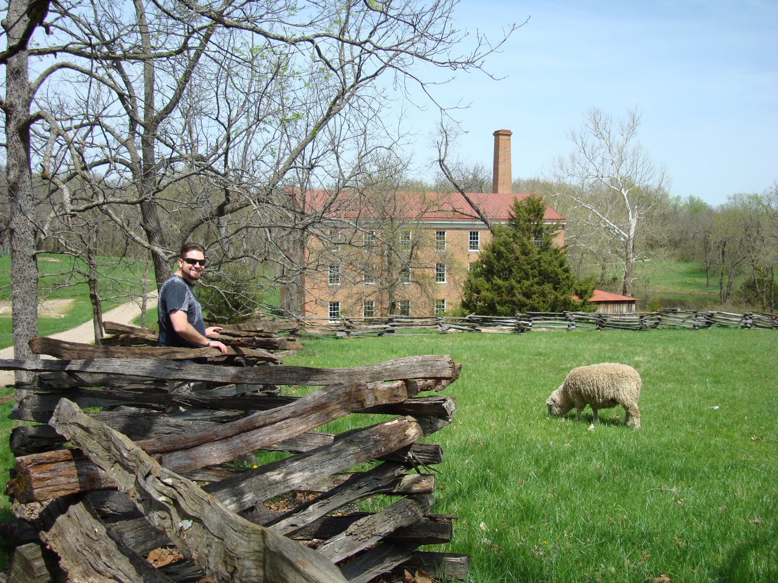 Running amuck... Watkins Woolen Mill State Park, Lawson, MO