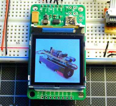 Flickr images on a Nokia LCD and AVR