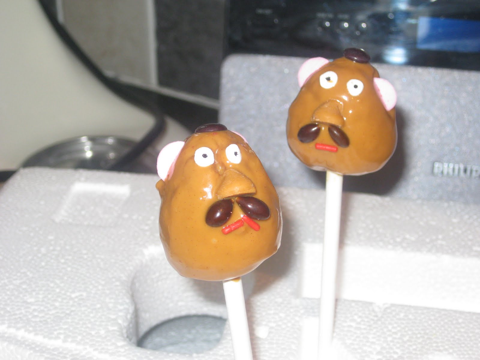Mrs G's Baking Adventures Mr. Potato Head Cake Pops