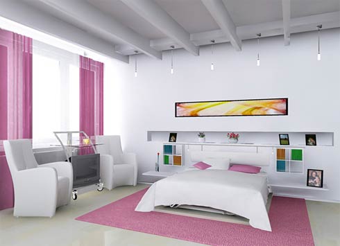 Modern Style Luxurious bedroom