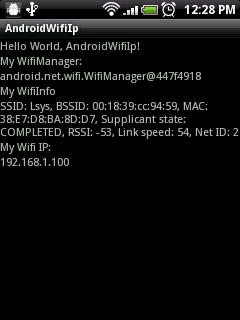 Get Wifi IP of Android device, using WifiManager