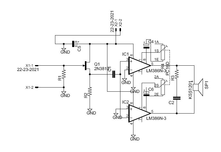 Little Gem Amp Schematic