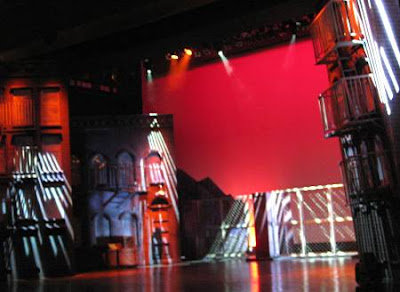 stage of the 2008 production of West Side Story in Manila