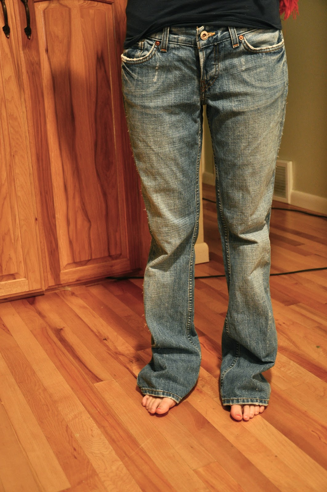 C&C: How to make jeans smaller or just skinnies!