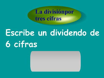 Recursos para el segundo ciclo: La división por tres cifras