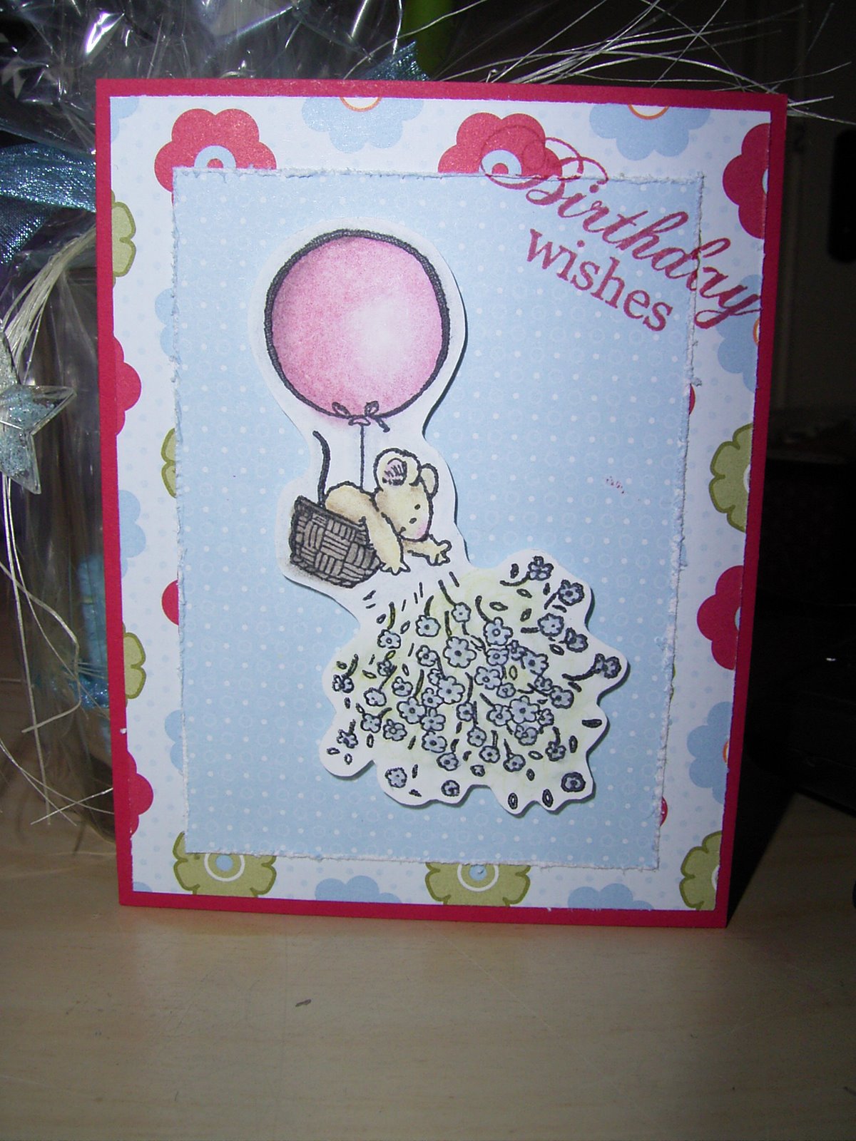 Stempel, Photos und Papier Kleinigkeit zum Geburtstag