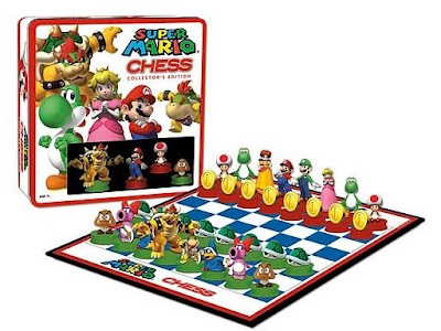 Super Mario Chess Set: Mario And Bowser Face-off On The Board