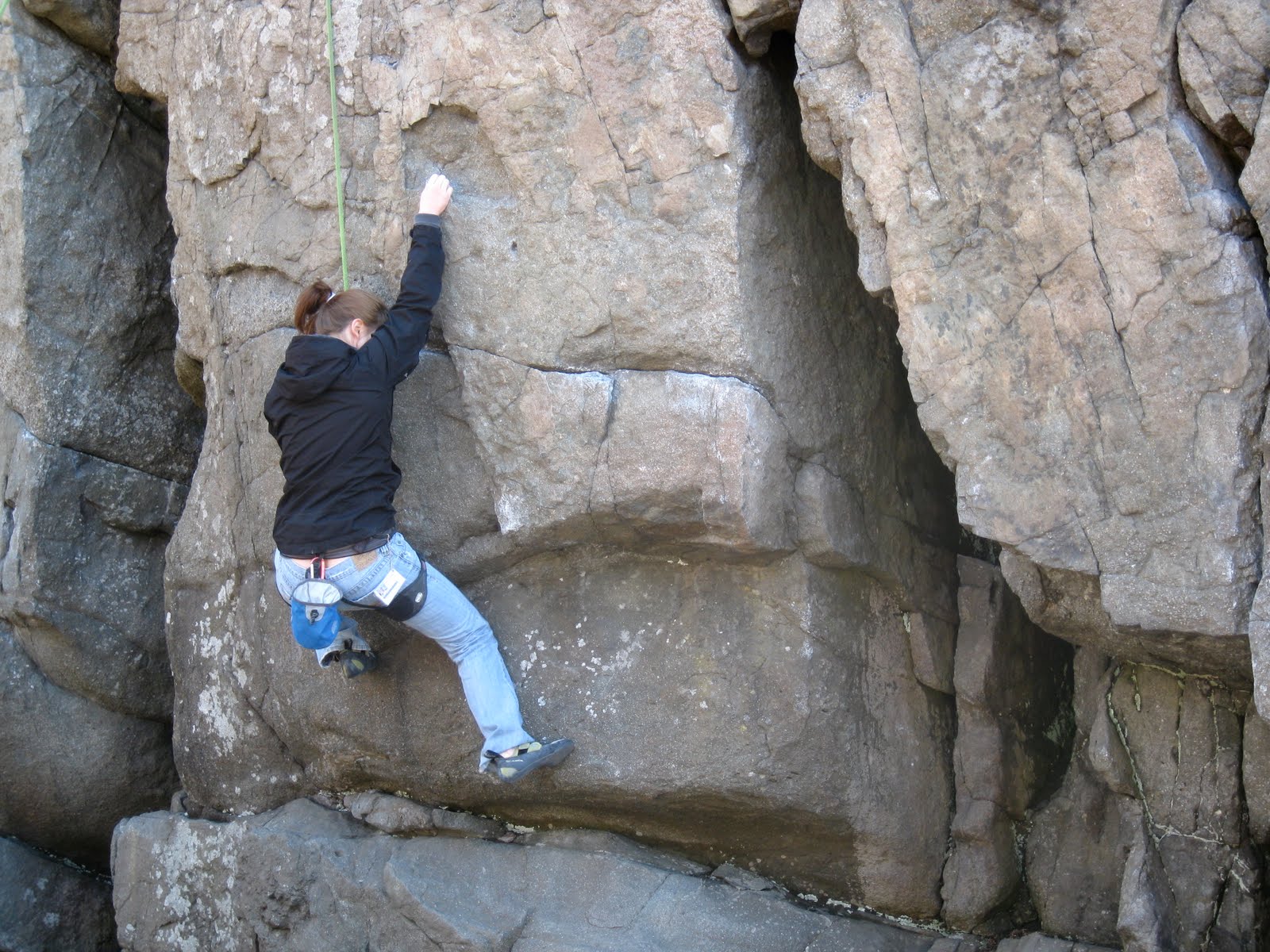 Escalade de rocher au Québec / Quebec rock climbing miroir / champlain