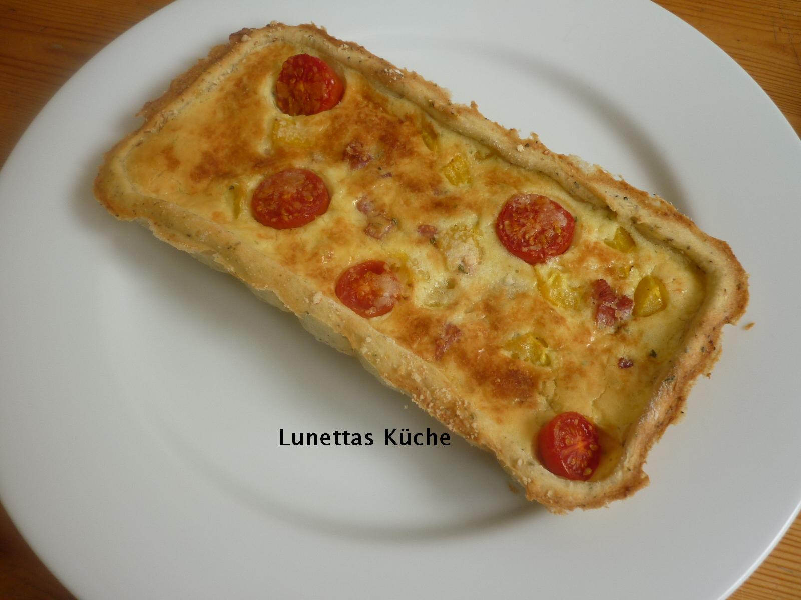 Quiche mit Kartoffelteig Quiche mit Kartoffelteig