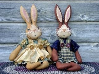 coelho de Pascoa com molde