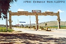 AFRIN - Entrance from ALEPPO