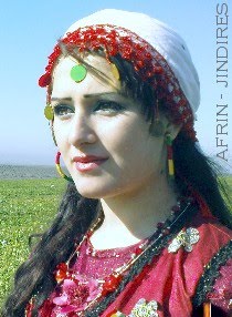 Kurdish woman from Afrin, Syria