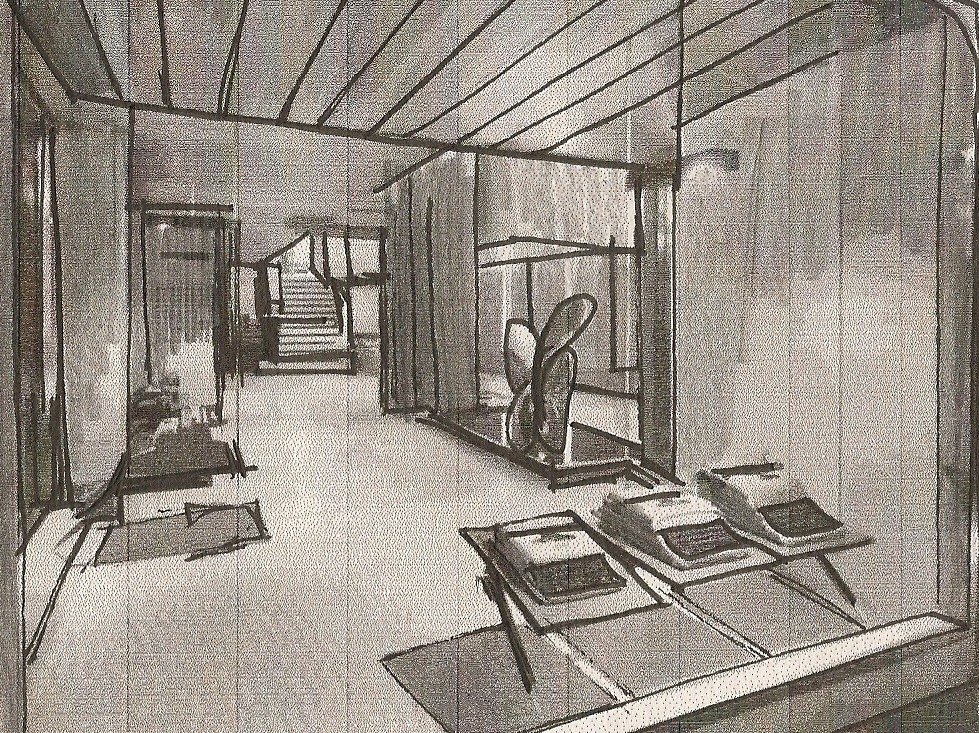 Architectural Studio 3 2010 Drawing of precedent study