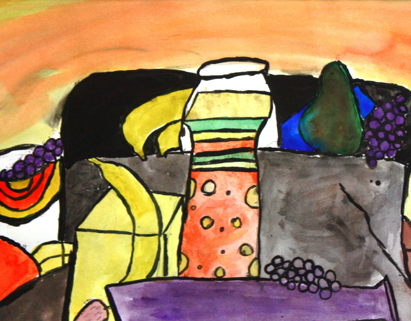 easy contour line still life easy contour line still life