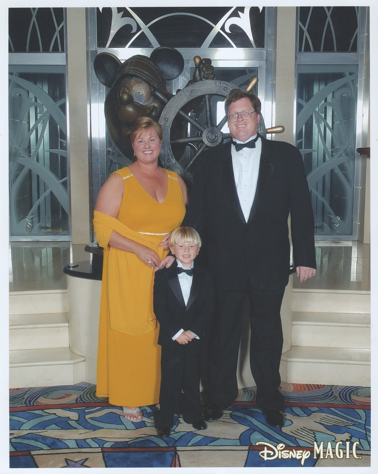 Williams Family Formal Night on the Disney Cruise Line