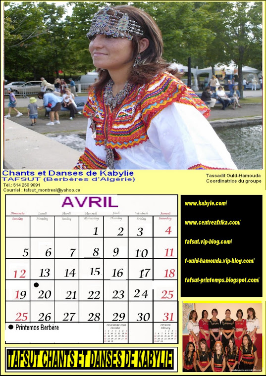 page calendrier