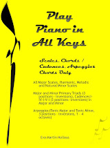 Play Piano in All Keys, Scales, Chords/ Cadences, Arpeggios Charts ONLY