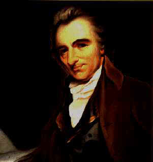 This a painting of me Thomas Paine