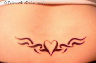 Heart Tribal Tattoo for Women