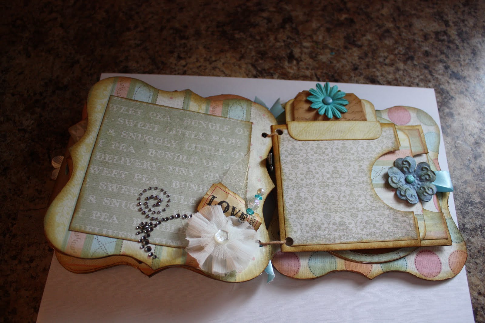 Two Crafty Girlz Gender Neutral Baby Mini Album