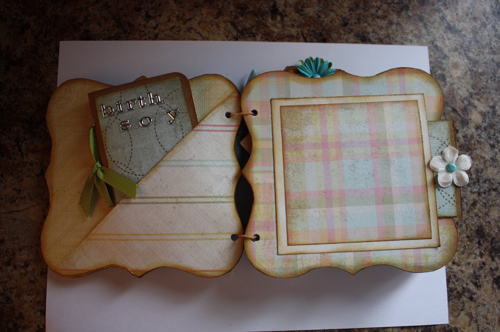 Two Crafty Girlz Gender Neutral Baby Mini Album