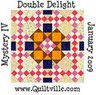 2009 #1 Mystery Quilt #1 - Double Delight