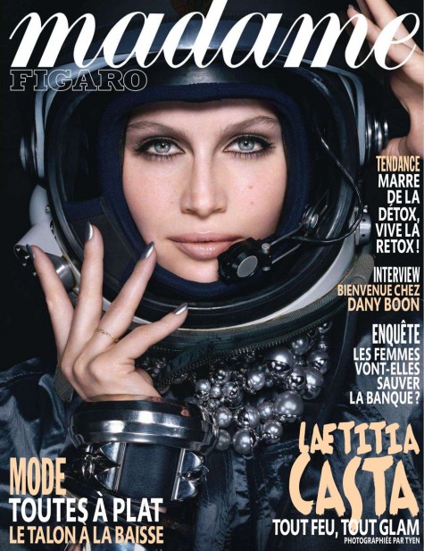 "Cocktail chic" by Paolina : "Laetitia Casta" Cover Figaro Madame
