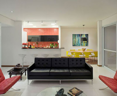 Brazilian Living Room, Mini Bar Design
