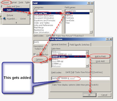 QVLWeb: Word Template Dates - Updating