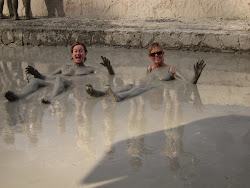 Mud bathing!