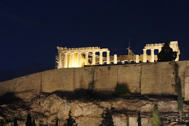 The Parthenon by night