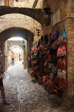 Rhodes Island street scene