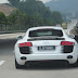 In chase of an AUDI R8...